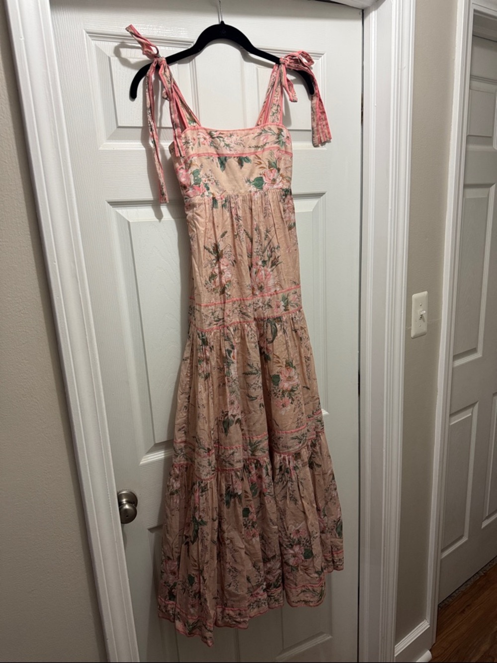Zimmermann Moonshine Tie Shoulder Dress